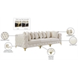 Meridian Furniture Tremblay Cream Velvet Modular Sofa