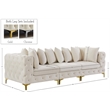 Meridian Furniture Tremblay Cream Velvet Modular Sofa