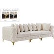 Meridian Furniture Tremblay Cream Velvet Modular Sofa
