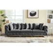 Meridian Furniture Tremblay Grey Velvet Modular Sofa