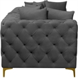 Meridian Furniture Tremblay Grey Velvet Modular Sofa