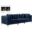 Meridian Furniture Tremblay Navy Velvet Modular Sofa