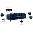 Meridian Furniture Tremblay Navy Velvet Modular Sofa