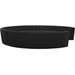 Meridian Furniture Infinity Black Boucle Fabric 11pc. Modular Sectional