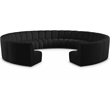 Meridian Furniture Infinity Black Boucle Fabric 11pc. Modular Sectional