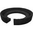 Meridian Furniture Infinity Black Boucle Fabric 12pc. Modular Sectional