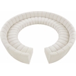 Meridian Furniture Infinity Cream Boucle Fabric 12pc. Modular Sectional