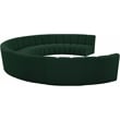 Meridian Furniture Infinity Green Boucle Fabric 9pc. Modular Sectional