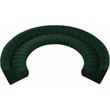 Meridian Furniture Infinity Green Boucle Fabric 9pc. Modular Sectional