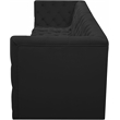 Meridian Furniture Tuft Black Velvet Modular Sofa