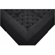 Meridian Furniture Tuft Black Velvet Modular Sectional