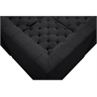 Meridian Furniture Tuft Black Velvet Modular Sectional