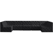 Meridian Furniture Tuft Black Velvet Modular Sectional
