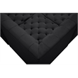 Meridian Furniture Tuft Black Velvet Modular Sectional