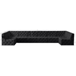 Meridian Furniture Tuft Black Velvet Modular Sectional