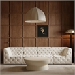 Meridian Furniture Tuft Cream Velvet Modular Sofa