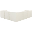 Meridian Furniture Tuft Cream Velvet Modular Sectional
