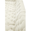 Meridian Furniture Tuft Cream Velvet Modular Sectional