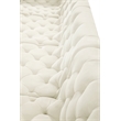 Meridian Furniture Tuft Cream Velvet Modular Sectional