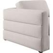 Meridian Furniture Beckham Beige Durable Linen Textured Fabric Modular Sectional