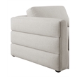 Meridian Furniture Beckham Beige Durable Linen Textured Fabric Modular Sectional