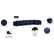Meridian Furniture Tremblay Navy Velvet Modular Sectional