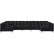 Meridian Furniture Tremblay Black Velvet Modular Sectional