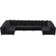 Meridian Furniture Tremblay Black Velvet Modular Sectional