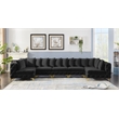 Meridian Furniture Tremblay Black Velvet Modular Sectional
