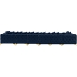 Meridian Furniture Tremblay Navy Velvet Modular Sectional