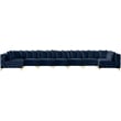 Meridian Furniture Tremblay Navy Velvet Modular Sectional