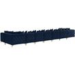 Meridian Furniture Tremblay Navy Velvet Modular Sectional