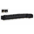 Meridian Furniture Tremblay Black Velvet Modular Sectional