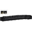 Meridian Furniture Tremblay Black Velvet Modular Sectional