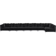 Meridian Furniture Tremblay Black Velvet Modular Sectional