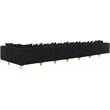 Meridian Furniture Tremblay Black Velvet Modular Sectional