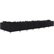 Meridian Furniture Tremblay Black Velvet Modular Sectional