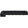 Meridian Furniture Tremblay Black Velvet Modular Sectional