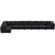 Meridian Furniture Tremblay Black Velvet Modular Sectional
