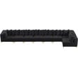 Meridian Furniture Tremblay Black Velvet Modular Sectional