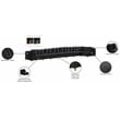 Meridian Furniture Tremblay Black Velvet Modular Sectional