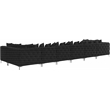 Meridian Furniture Tremblay Black Velvet Modular Sectional