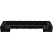 Meridian Furniture Tremblay Black Velvet Modular Sectional