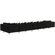 Meridian Furniture Tremblay Black Velvet Modular Sectional
