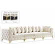 Meridian Furniture Tremblay Cream Velvet Modular Sofa