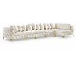 Meridian Furniture Tremblay Cream Velvet Modular Sectional