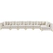 Meridian Furniture Tremblay Cream Velvet Modular Sectional