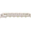 Meridian Furniture Tremblay Cream Velvet Modular Sectional