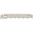Meridian Furniture Tremblay Cream Velvet Modular Sectional