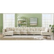 Meridian Furniture Tremblay Cream Velvet Modular Sectional
